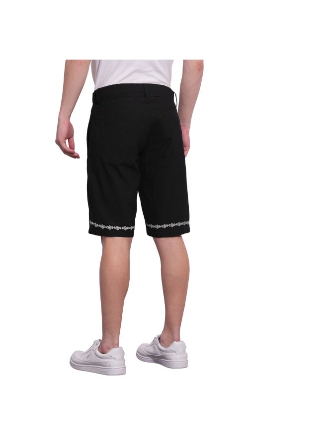 Being Human Mens Black Moderno Fit Shorts - Image 3