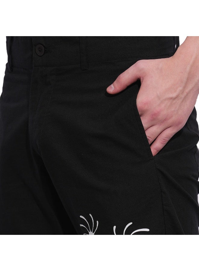Being Human Mens Black Moderno Fit Shorts - Image 5