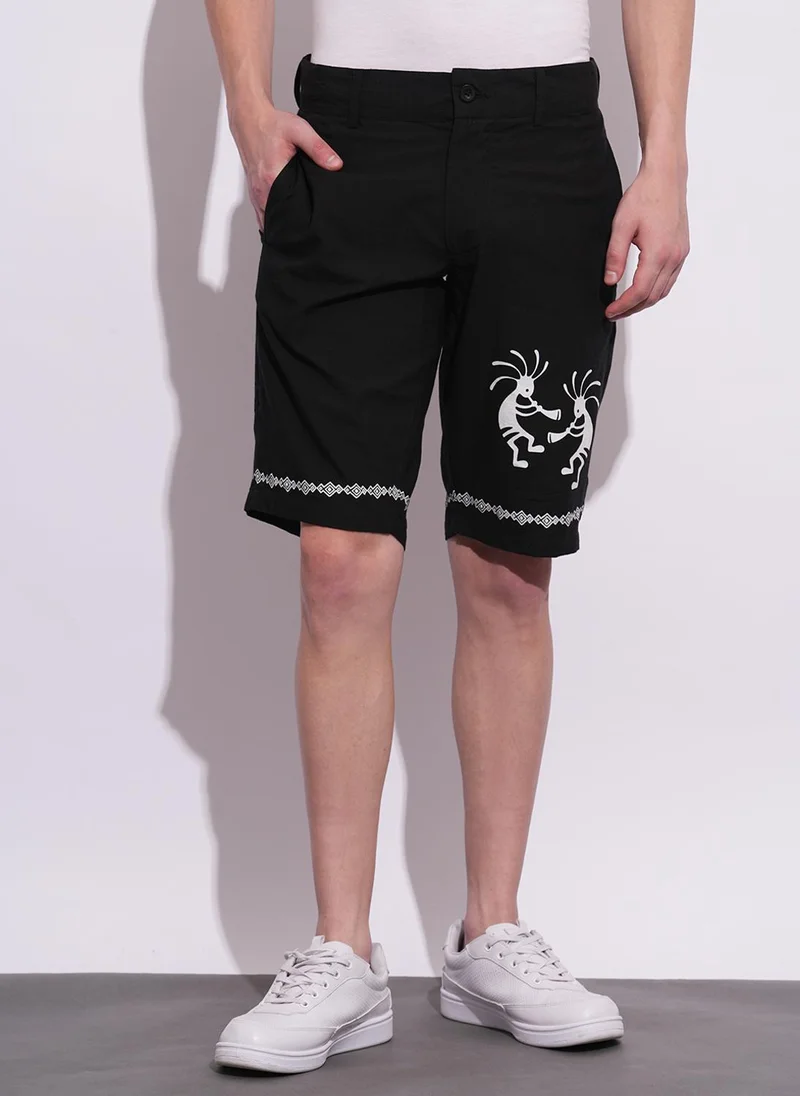 Being Human Men Printed Shorts