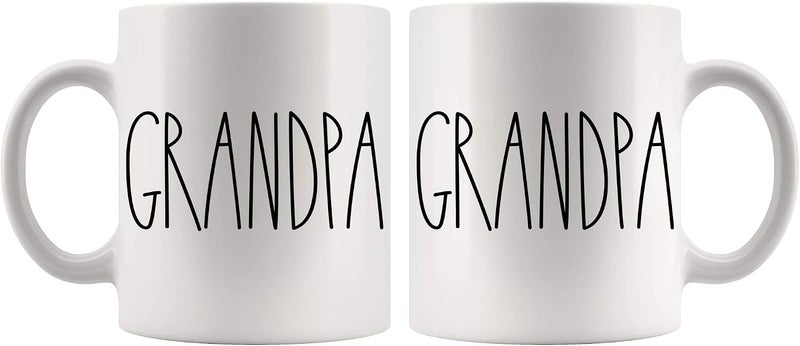 IRIDESCENT Grandpa Mug | Grandpa Rae Dunn Style Coffee Cup | Rae Dunn Inspired | Mother's Day/Father's Day | Family Coffee Mug For Birthday Present For The Best Grandpa Ever Coffee Cup 11oz - Image 3