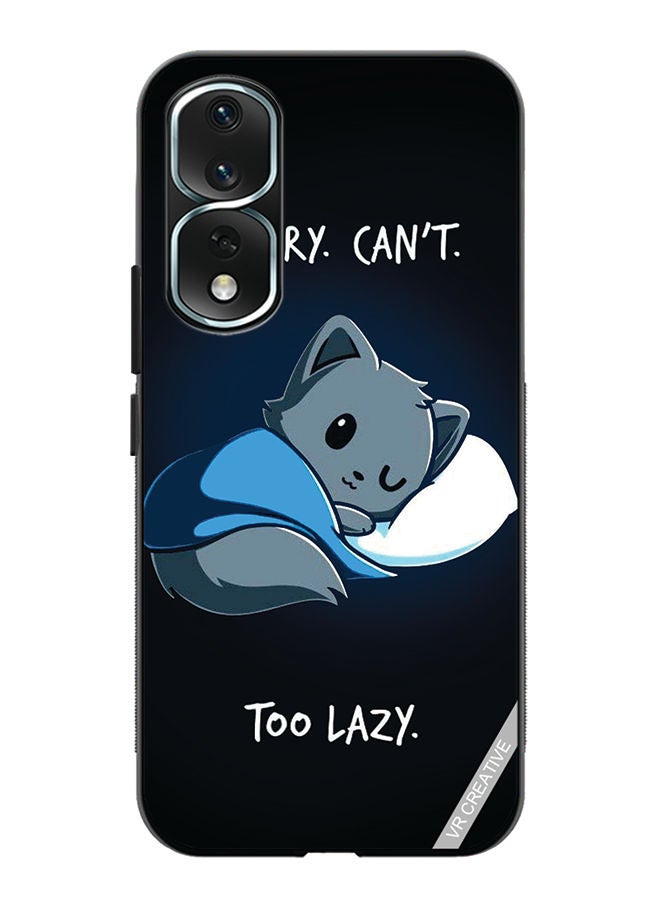 VR CREATIVE Protective Case Cover For Honor 80 Pro Sorry Cant Too Lazy Design Multicolour - Image 1