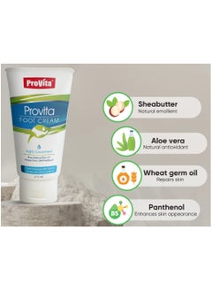 ProVita PROVITA FOOT CREAM With Shea Butter Aloe Vera Wheat Germ Oil and Panthenol 75 ML  - Image 1