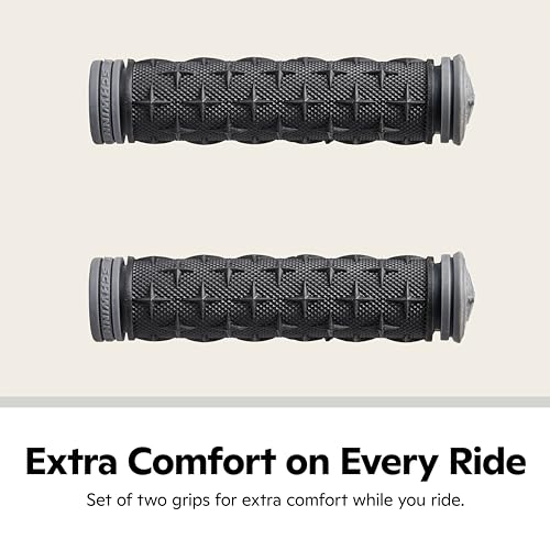 Schwinn Comfort Handlebar Grips, Set of 2, Compatible with Most Adult Bikes, Fits 22.2mm Handlebars, Dual Density for Comfortable Handling, Soft Cushion, Bike Handlebar Grips for Adult Bike or Scooter - Image 4