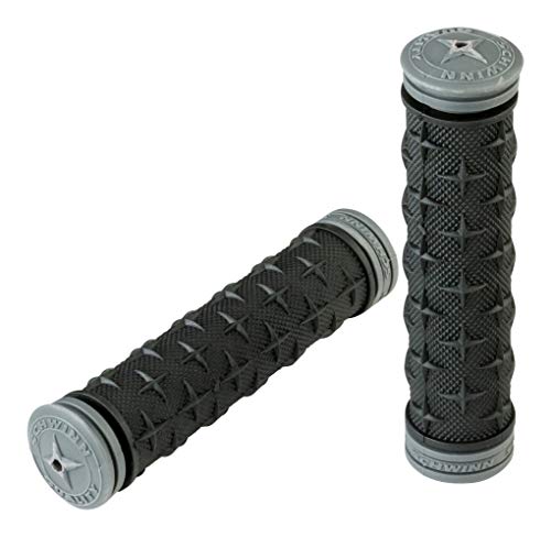 Schwinn Comfort Handlebar Grips, Set of 2, Compatible with Most Adult Bikes, Fits 22.2mm Handlebars, Dual Density for Comfortable Handling, Soft Cushion, Bike Handlebar Grips for Adult Bike or Scooter - Image 1