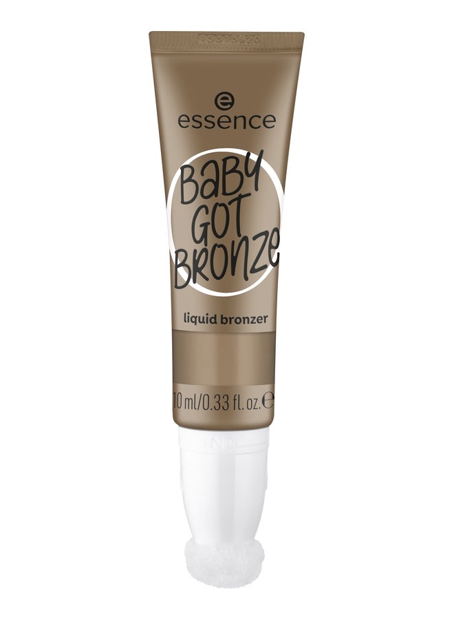 ايسنس برونزر سائل بيبي غوت برونز | ظلال حلوة رقم 10 | توهج طبيعي مشع | يدوم طويلاً وسهل الدمج | خالي من الزيوت النباتية وخالي من البارابين | مكياج تحديد ونحت الوجه | 10 مل - Image 1