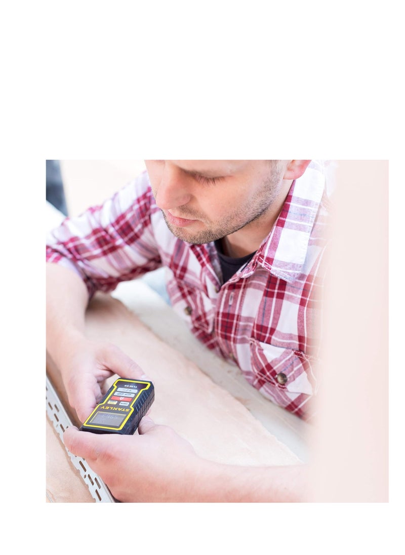 Stanley 30M True Laser Distance Measure One Touch Operation Distance Area Volume  - Image 4