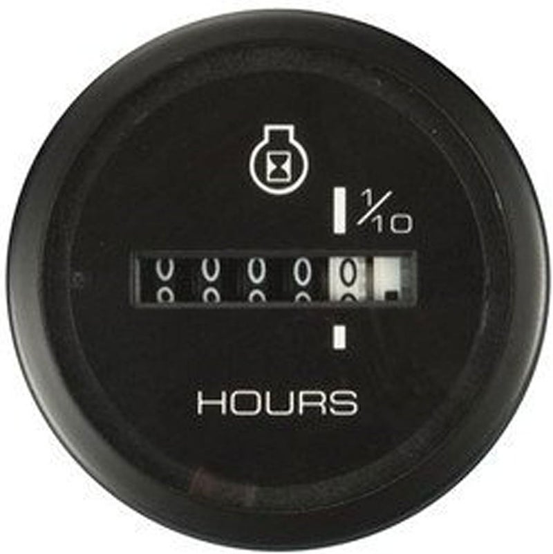 Sierra International 68391P Hour Meter - 2 Inch Dial Range 10,000 Hours