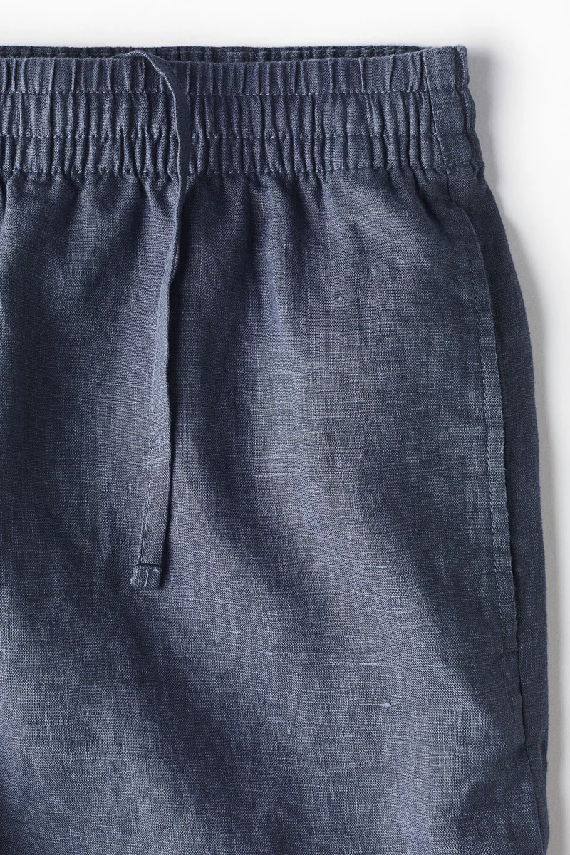 H&M  Relaxed Fit Linen shorts for Men | Best Price UAE