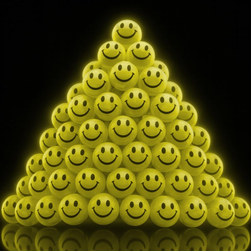 ArtCreativity Glow in the Dark Yellow Smiley Face Bouncing Balls Bulk Pack of 36 1 Inch High Bounce Bouncy Balls for Kids Glowing Party Favors and Goodie Bag Fillers for Boys and Girls - Image 3