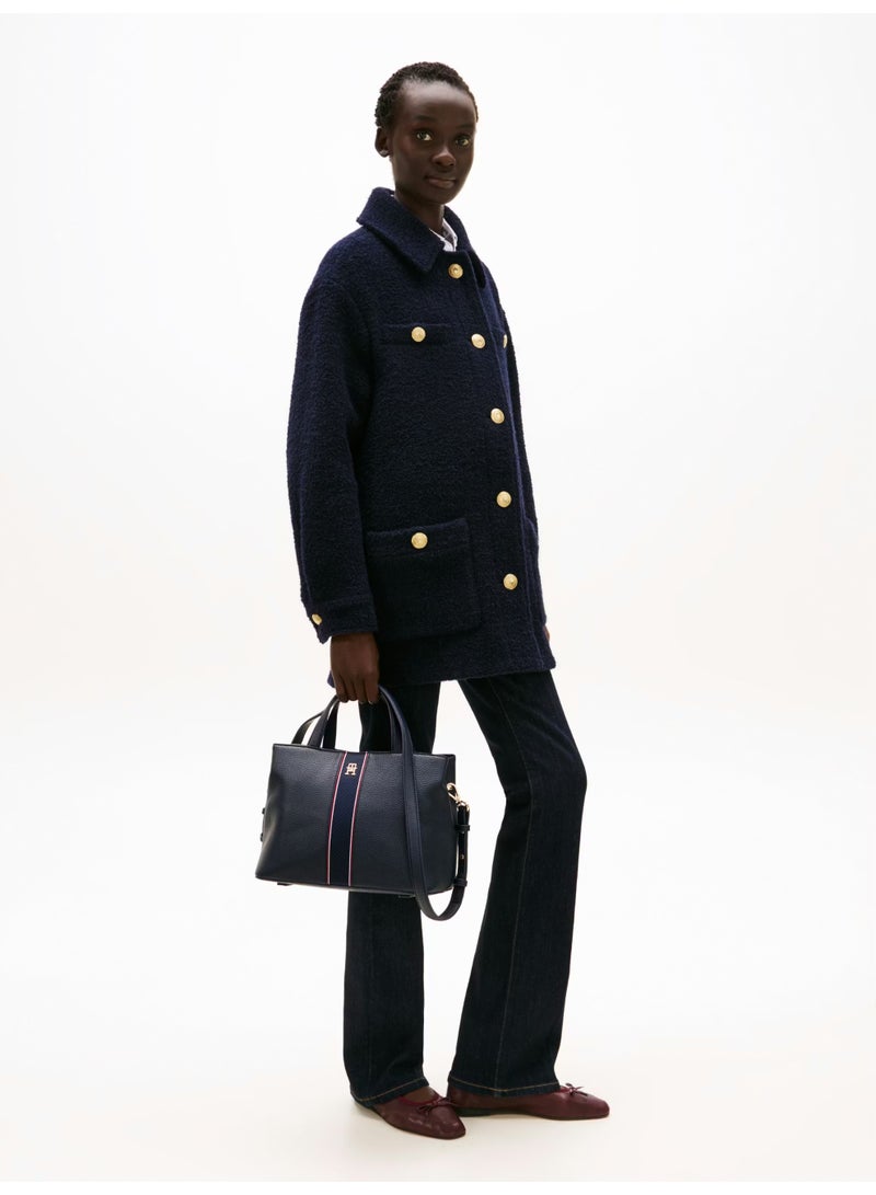 Hilfiger Denim Tommy Hilfiger Women's Handbag - Navy Blue - Image 5