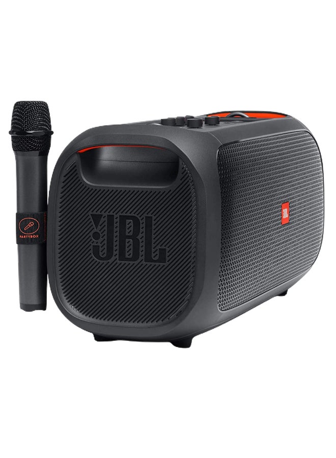 JBL Party Box On-The-Go Wireless Multimedia Portable Bluetooth Speaker Black - Image 2
