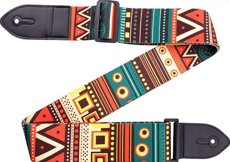 MUSTANG Guitar Strap JRGST200FN Green - Image 1