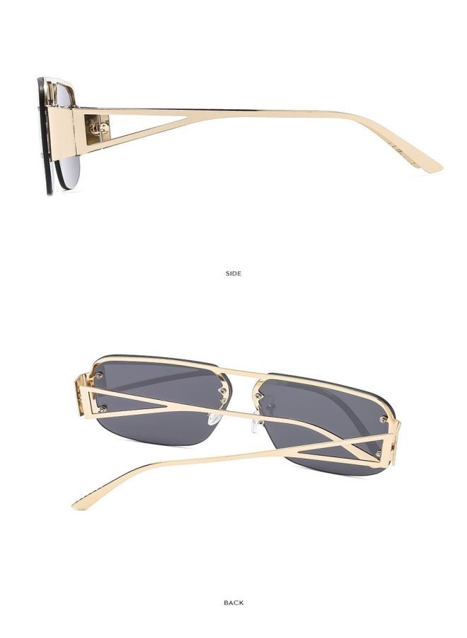 أحدث النظارات الشمسية المعدنية نصف الحافة - Image 5