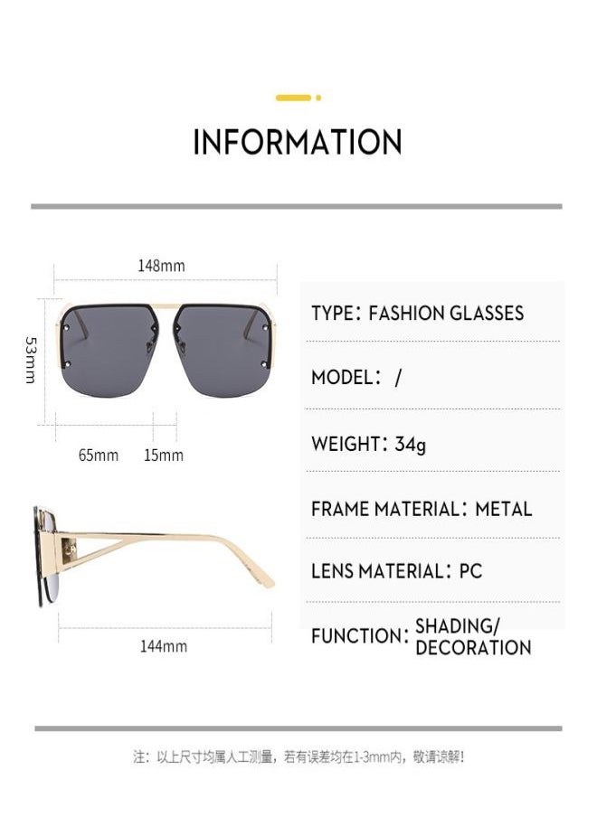 The Latest Metal Half-rim Sunglasses - pzsku/ZD85EA443E77371B8471FZ/45/_/1724687689/70866f38-6c21-4f4f-b8fc-4b4f4bd6e043