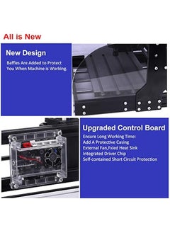 Generic Upgraded CNC 3018 Pro M CNC Machine, 3 Axis CNC Engraving Machine Wood Router Kit GRBL Control DIY Plastic Acrylic PCB PVC Carving Milling Machine with Offline Controller  - Image 4