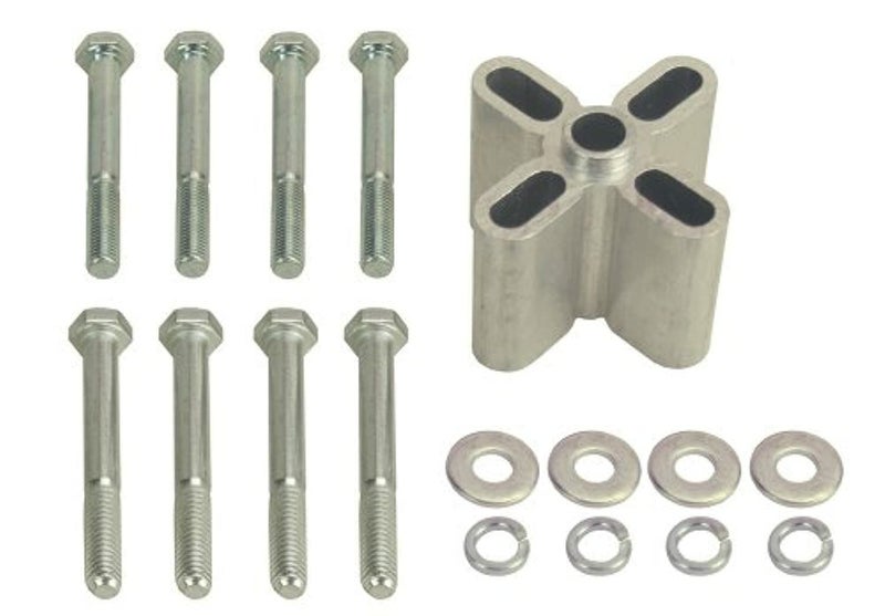 Derale 31515 Aluminum Belt Fan Spacer, 1 1/2", Female 5/8-3/4 Pilot, Silver - Image 3