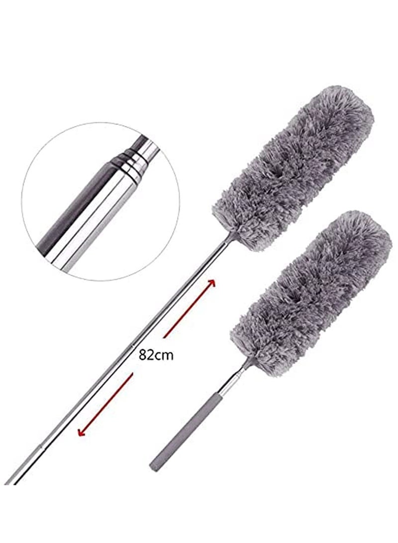Adjustable Telescopic Microfiber Duster Brush Car Interior Vent Detailing Dust Removal Household Dusting Cleaning Brush  - Image 3