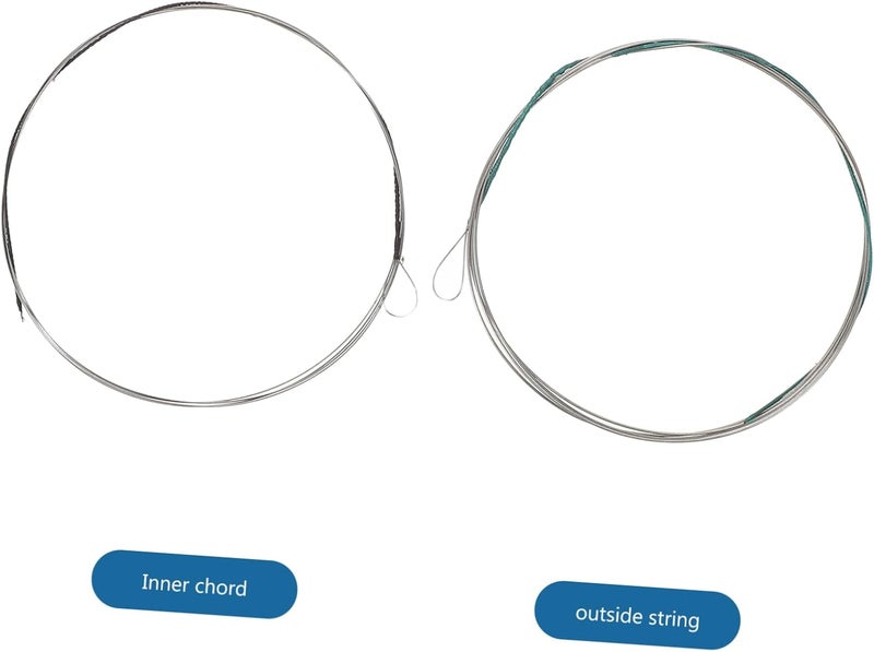 ERINGOGO 3-pair Erhu Strings Set Steel Wire Erhu Strings for Violin Instruments - Image 3