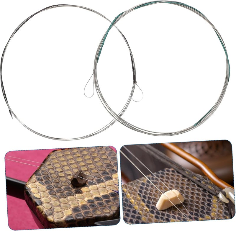 ERINGOGO 3-pair Erhu Strings Set Steel Wire Erhu Strings for Violin Instruments - Image 5