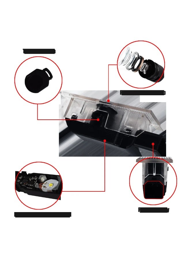 فيريكس ملحقات مصباح الترحيب LED لأبواب السيارات لسيارات فيات 500X و500L وبونتو-01 - جهاز عرض شعار ليزر ثلاثي الأبعاد مع إضاءة ظلية - مصباح LED قابل للتخصيص لعتبة الباب - Image 3