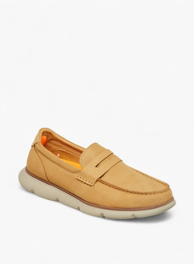 لو كونفورت حذاء لوفرز سهل الارتداء بلون سادة