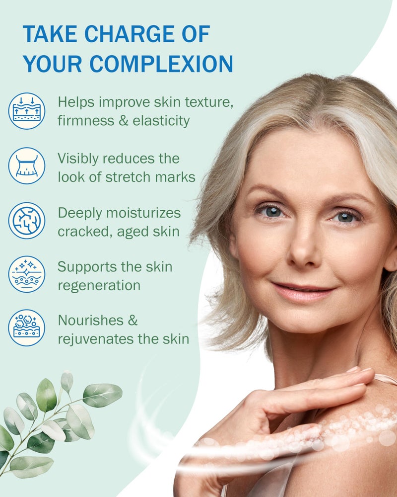 e70 زيت شد متقدم e70 لجلد الكريب (2 عبوة، 4 أونصة سائلة لكل منها) - مصنوع من زيوت طبيعية، جذور عرق السوس ومستخلص البابونج - زيت مرطب لشد الجلد الكريب وتماسكه، مصنوع في الولايات المتحدة - Image 4