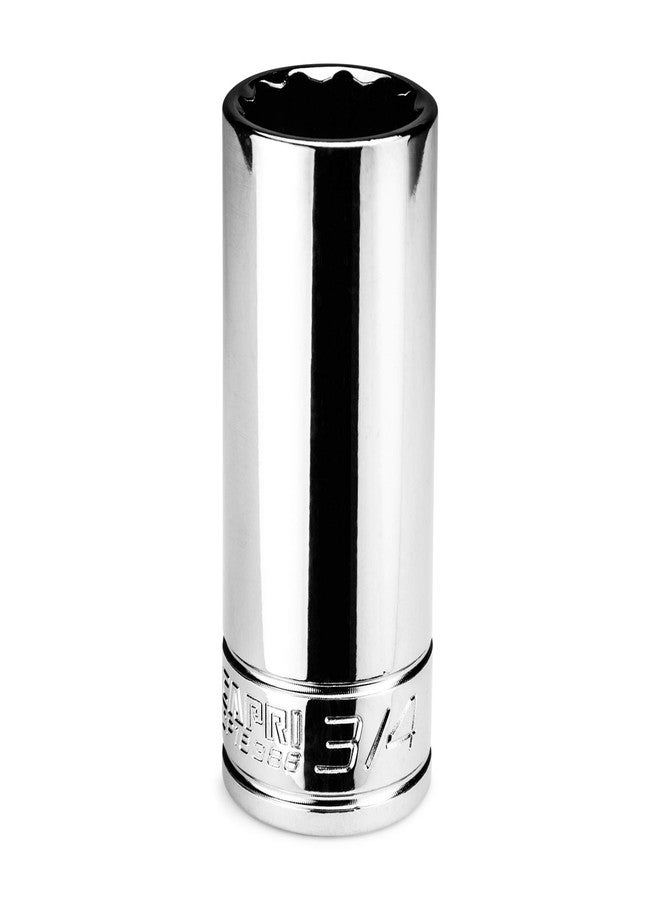 Capri Tools 3/4 in. Deep Socket, 3/8 in. Drive, 12-point, SAE, CP16386 - Image 1