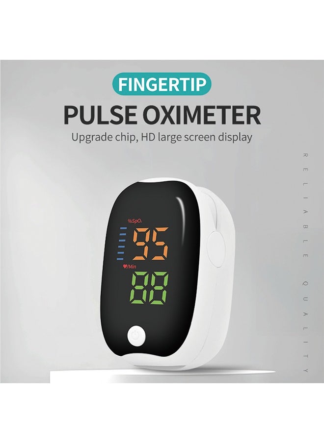 Generic FDA Approved Pulse Oximeter for Blood Oxygen and Heart Rate Monitoring - Fingertip Pulse Oximeter, Not Including Batteries  - Image 1