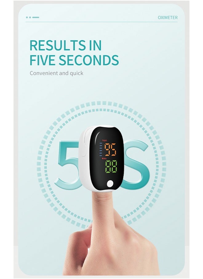 Generic FDA Approved Pulse Oximeter for Blood Oxygen and Heart Rate Monitoring - Fingertip Pulse Oximeter, Not Including Batteries  - Image 5