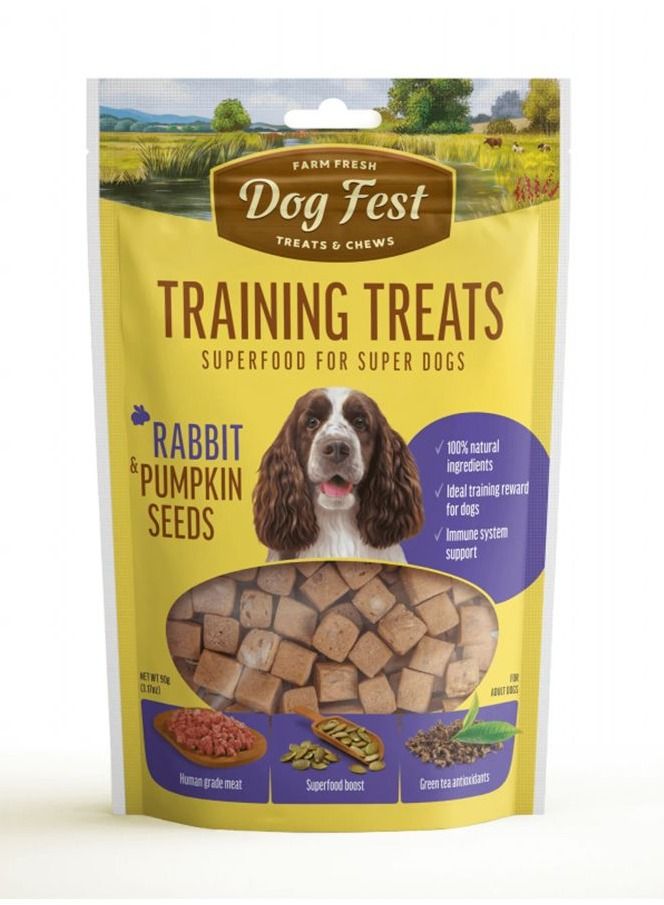 Training Treats with Rabbit & Pumpkin Seeds 90g