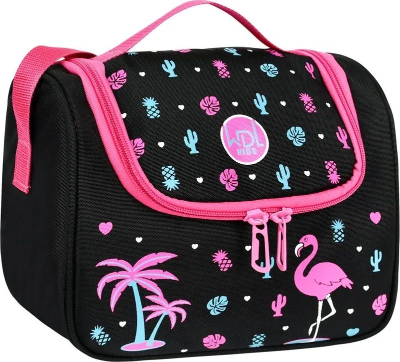 واديل Licensed Flamingo Patterned Lunch Box