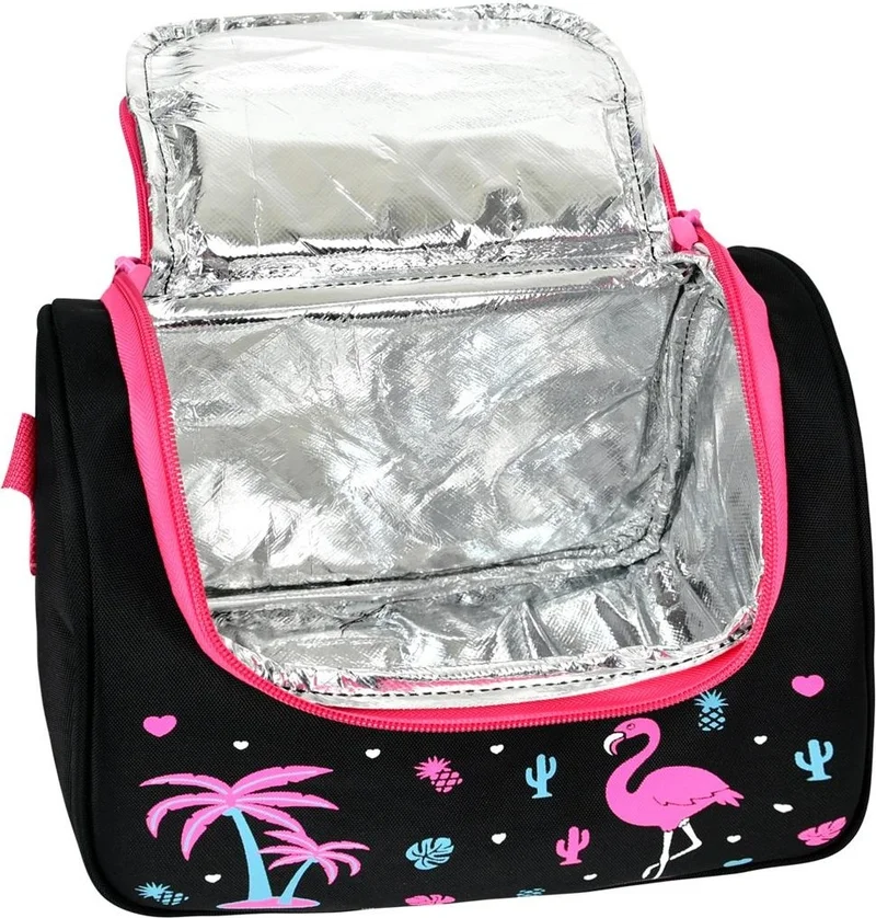 واديل Licensed Flamingo Patterned Lunch Box