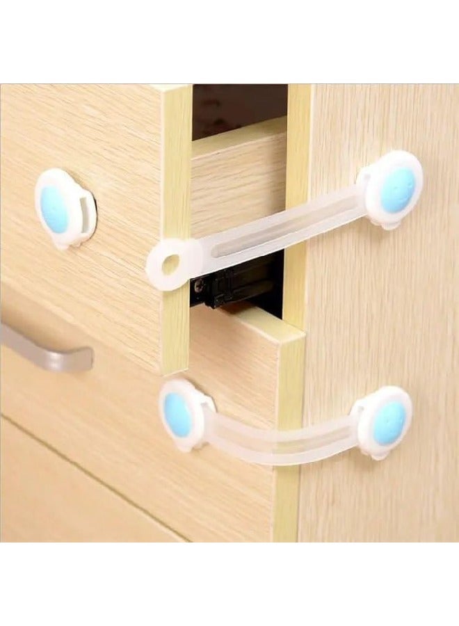 Double Face Elastic Lock For Children To Close Drawers, Cupboards And Refrigerator 2 Pieces - Image 2