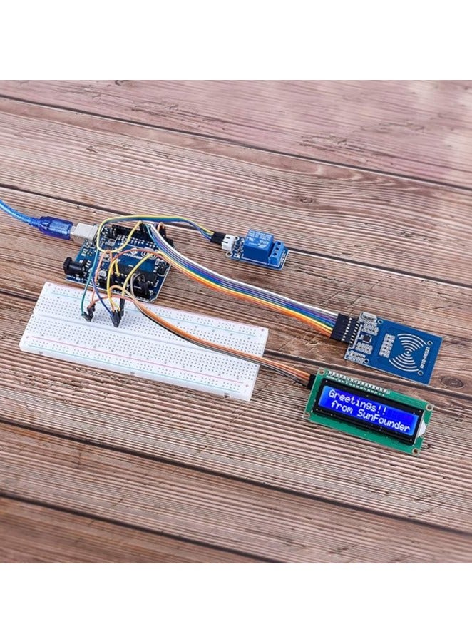 erorex RFID Kit Mifare RC522 RFID Reader Module with S50 White Card and Key Ring for Arduino Raspberry Pi - Image 2