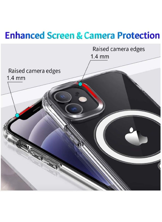 PROVENGE حافظة Provenge Megnatic MagSafe لهاتف iPhone 15 متوافقة مع الشحن اللاسلكي وغطاء هاتف مضاد للصدمات ومضاد للاصفرار وظهر شفاف وسهل التركيب لهاتف iPhone 15 - Image 4