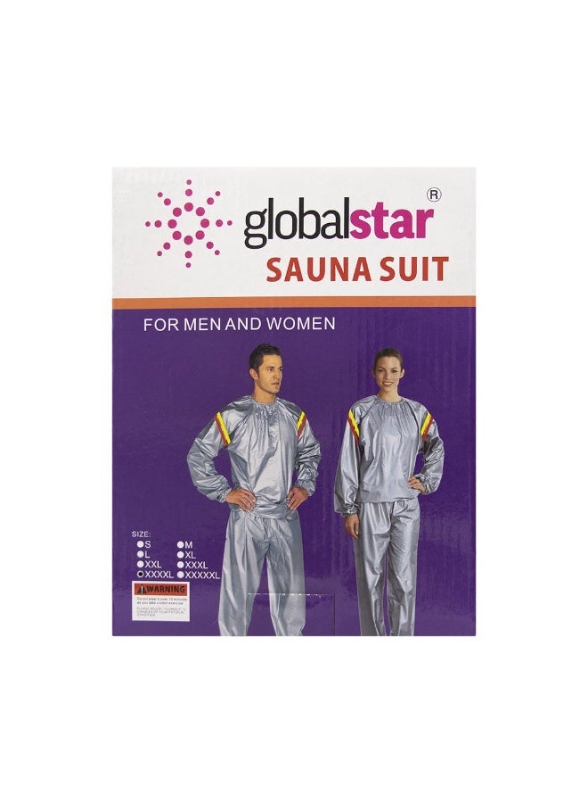 جلوبال ستار بدلة ساونا وتخسيس مقاس -XL - Image 1