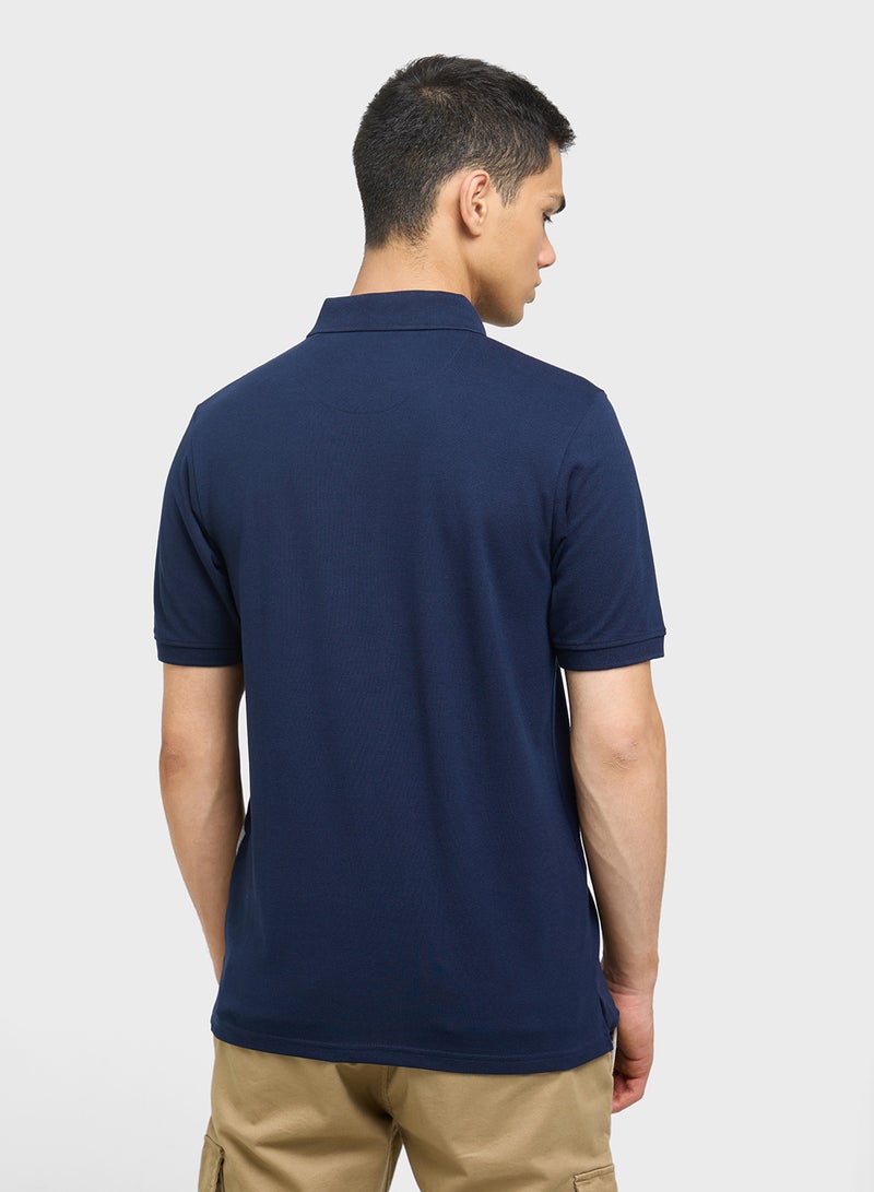 Seventy Five Cut and Sew Polo Shirt  - Image 2