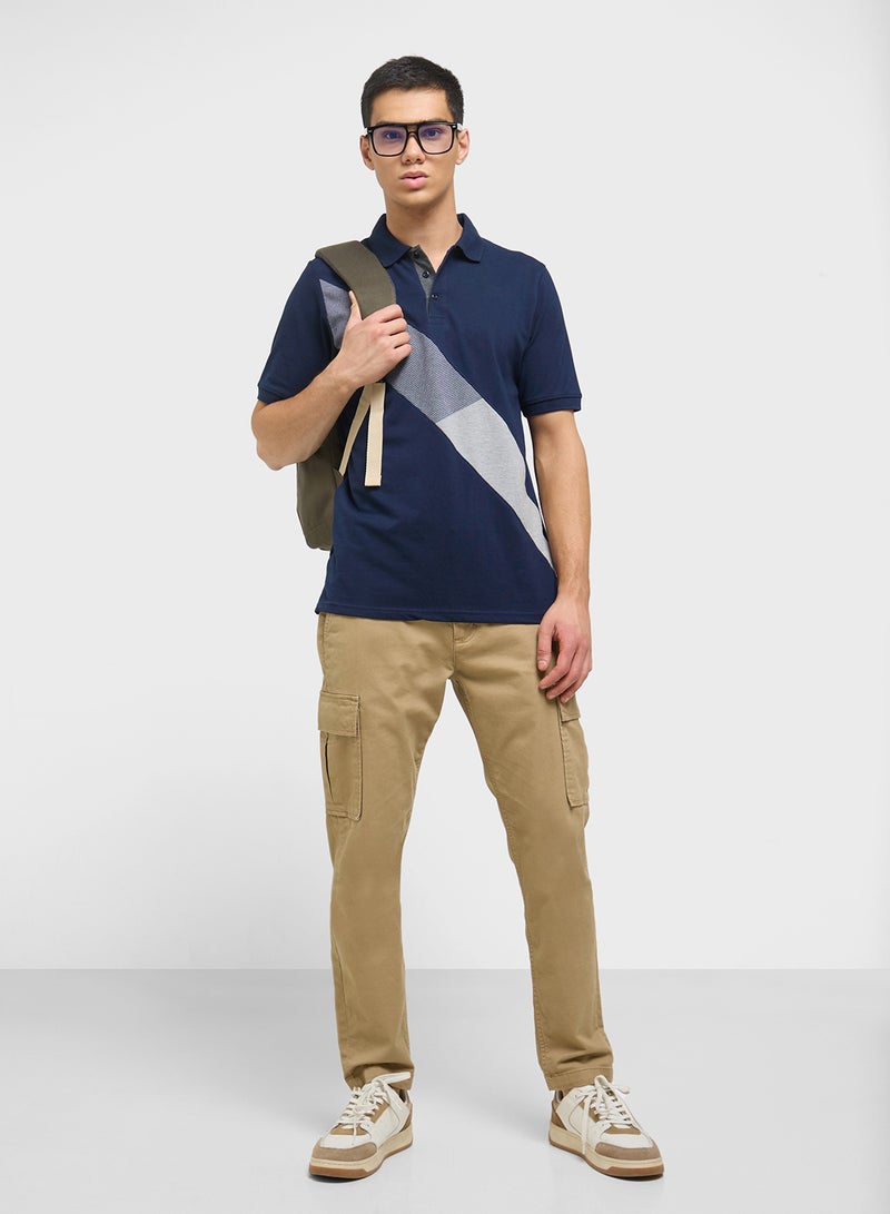 Seventy Five Cut and Sew Polo Shirt  - Image 4