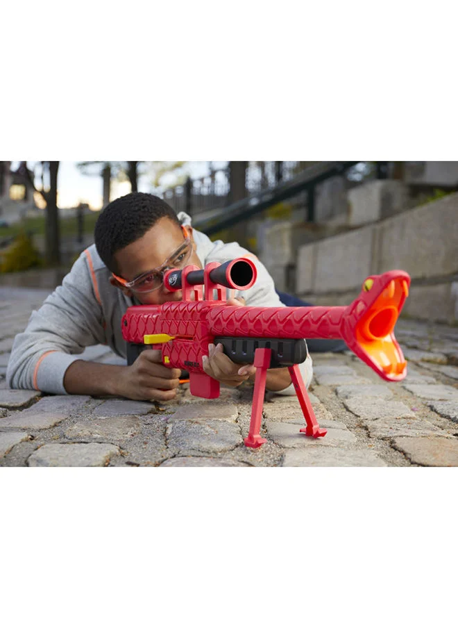 نيرف Roblox Zombie Attack: Viper Strike Dart Blaster, Includes Code to Redeem Exclusive Virtual Item, 6-Dart Clip, 6 Elite Darts, Bipod