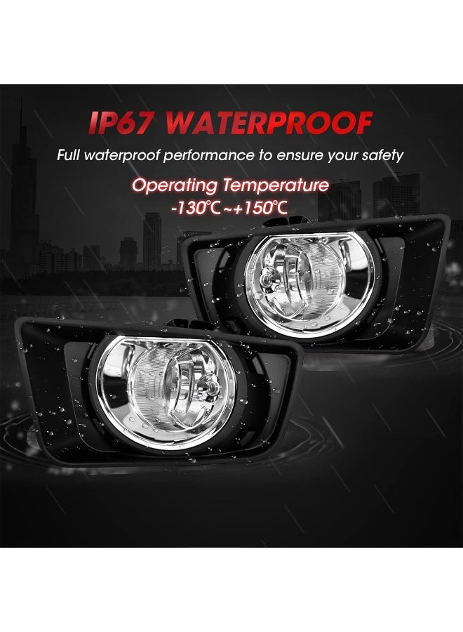 طقم مصابيح ضباب من كاشافي لسيارة تويوتا هايلوكس 2016، طقم مصابيح ضباب أمامية HX2016TY مع ضفيرة أسلاك ومرحل ومفتاح تشغيل، مصابيح هالوجين H16 بقدرة 12 فولت و28 واط، تصميم مطابق للمواصفات الأصلية، مقاومة للماء بمعيار IP67، عدسات شفافة. - Image 3