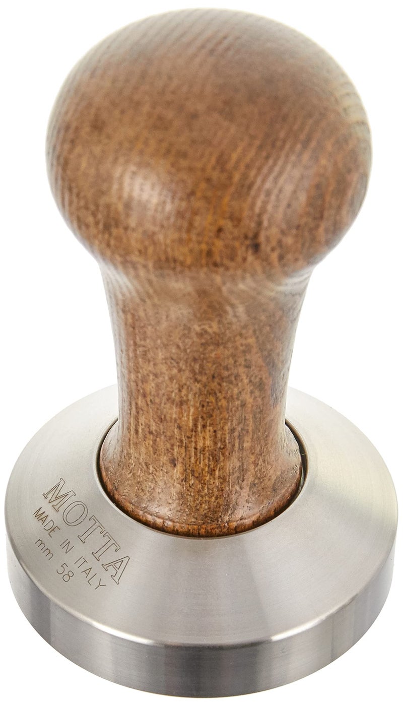 Motta Professional Coffee Tamper, Flat Base 58mm - Image 2