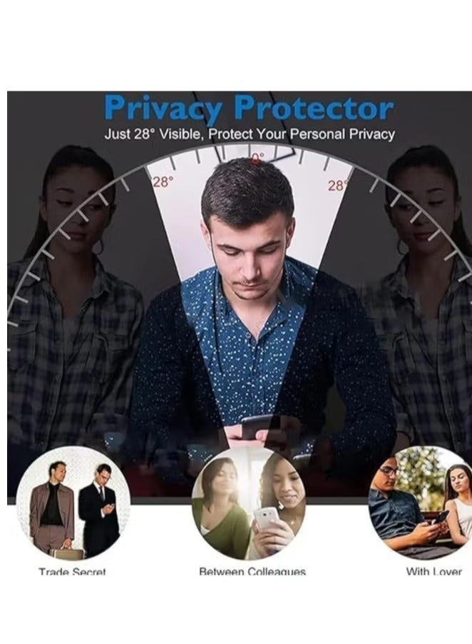 UMIXPRO MATTE Privacy Screen Protector for Samsung Galaxy S25 Plus 5G 2024 Anti Spy Anti Scratch Full Coverage TPU Soft Film Ceramic Flexible Matte Finish - Image 5