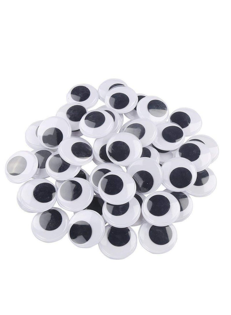 دوركو حزمة من 700pcs جولة تزايج جوجل العيون مع اللاصق على حزمة الظهر، دمية الدب جعل لعب العيون (أحجام متنوعة) - Image 2