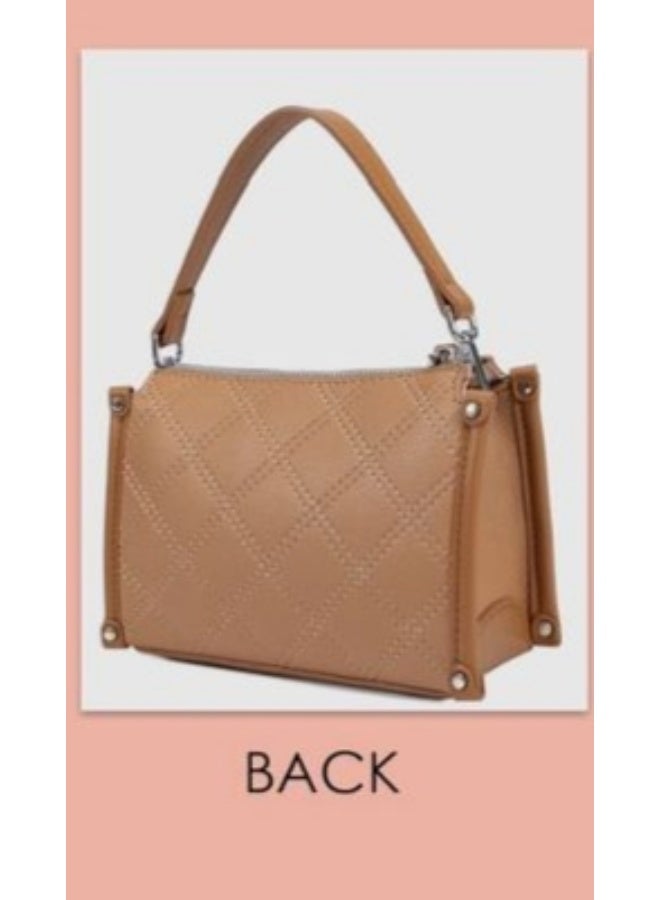 BAGCO Mini Quilted Shoulder Bag with Strap for Women - Image 2