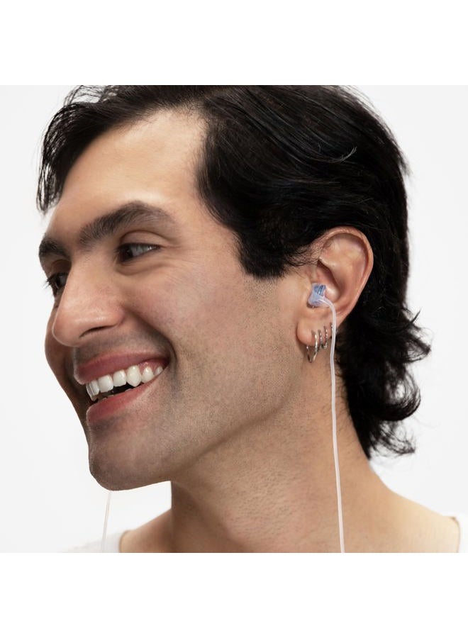 Eargasm White Connector Cord for Earplugs - Protect Earplugs with Flexible Silicone Around the Neck Lanyard String for Easy Wearing and Removal - Compatible with High Fidelity, Smaller Ears & More - Image 2
