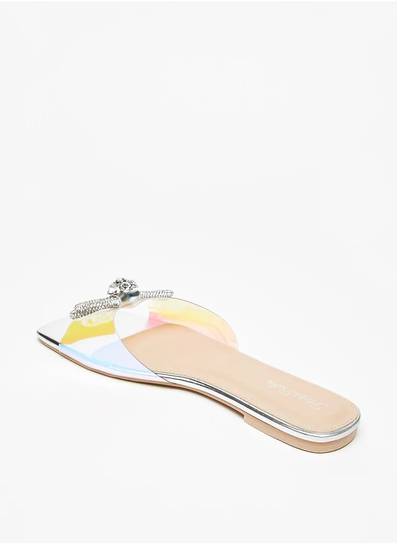 فلورا بيلا Embellished Slip On Sandals