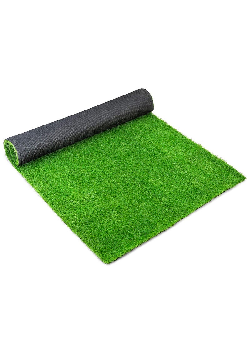 LINGWEI Realistic Artificial Grass Rug Indoor Outdoor Dog Grass Mat with Drainage Holes and Replacement Artificial Grass Turf Fake Grass Green  - Image 1