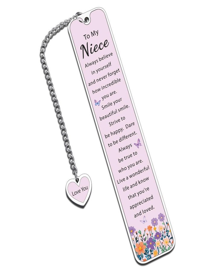 Aeonovs Girls Easter Basket Stuffers Age 8, Easter Gifts for Niece, Niece Gifts from Auntie Uncle, Purple Bookmarks for Kids, Birthday Graduation for Nieces Girls, Aunt and Nieces Gift - Image 1