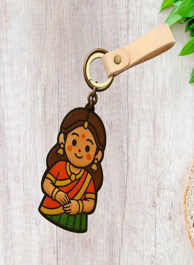 Toycel Kantara Collection Decorative Guardian Warrior and Kanakavathi Character Design Keychain Set For Car, Bike, Office, Home Key Chain With Ring | Gift For Men, Women, Girls, Boys, Him And Her - Image 3