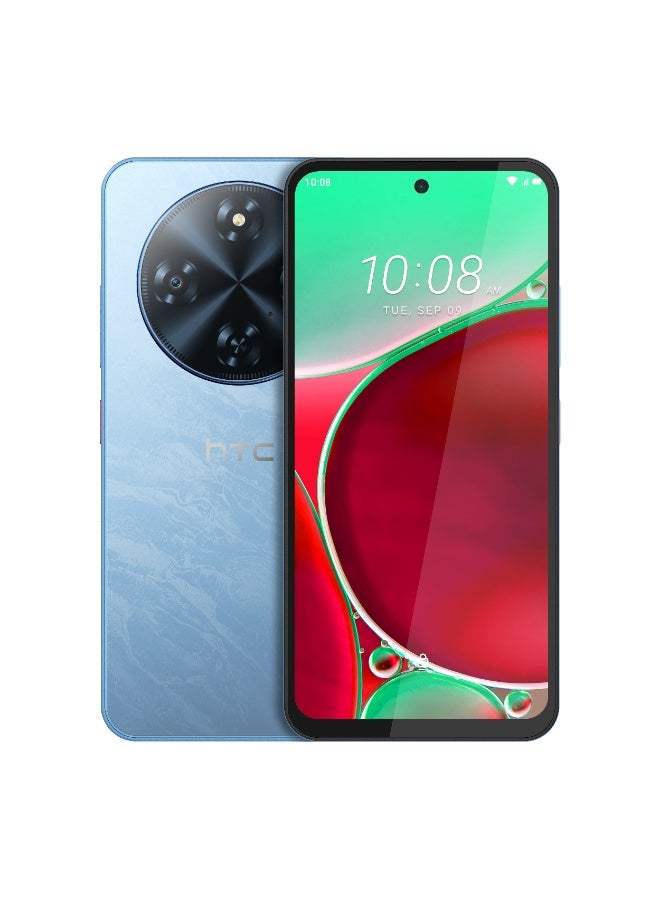 HTC Wildfire E5 Elite 4G Dual SIM Light Blue 6+12GB RAM 256GB – Middle East Version - Image 1
